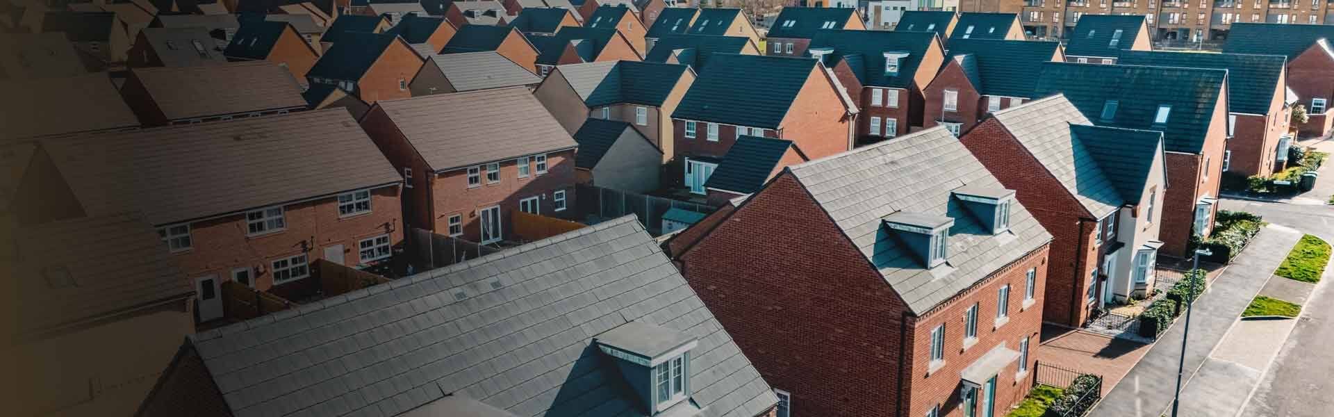 Image of large modern housing estate