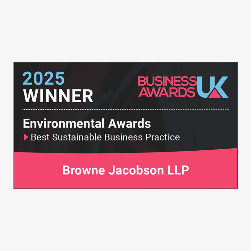 Business Awards UK Environmental Awards: Best Sustainable Business Practice logo
